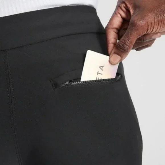 Athleta Stellar Flare Trousers size 4T Anthracite Grey - Picture 6 of 9